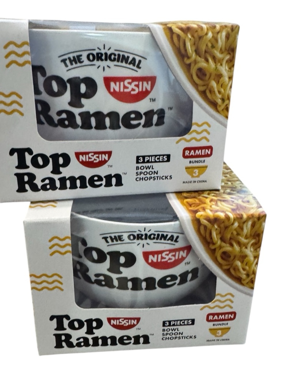 Nissin Top Ramen Bowl Set - SET OF 2